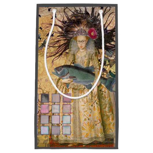 Vissen Vrouw Gothic Classic Klein Cadeauzakje (Voorkant)