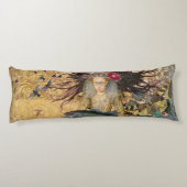  Vissen Vrouw Gothic Classic Lichaamskussen (Achterkant)