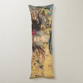  Vissen Vrouw Gothic Classic Lichaamskussen (Achterkant (Verticaal))