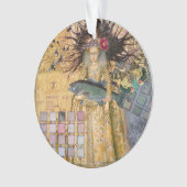 Vissen Vrouw Gothic Classic Ornament (voorkant)