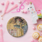  Vissen Vrouw Gothic Classic Papieren Bordje (Feest)