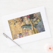  Vissen Vrouw Gothic Classic Rechthoekige Sticker (Envelop)