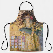 Vissen Vrouw Gothic Classic Schort (Voorkant)