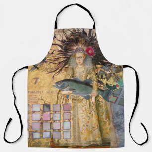  Vissen Vrouw Gothic Classic Schort