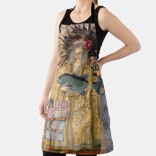 Vissen Vrouw Gothic Classic Schort (Insitu)
