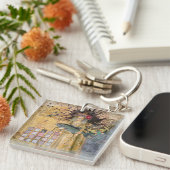 Vissen Vrouw Gothic Classic Sleutelhanger (Voorkant Rechts)