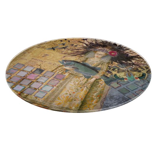  Vissen Vrouw Gothic Classic Snijplank (Hoek)