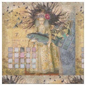 Vissen Vrouw Gothic Classic Stof (Close Up)