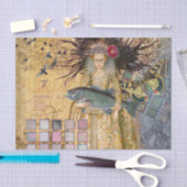  Vissen Vrouw Gothic Classic Tissuepapier (Craft)