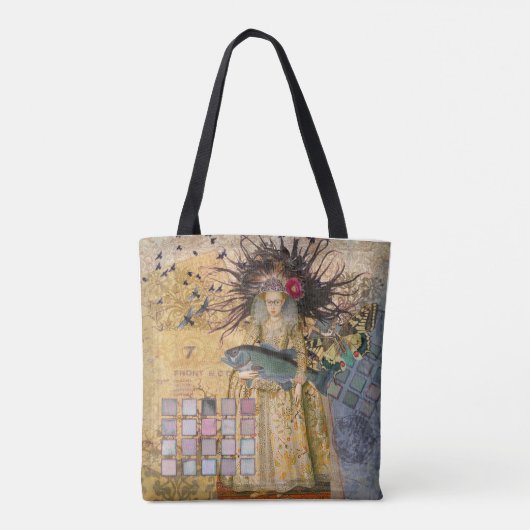  Vissen Vrouw Gothic Classic Tote Bag (Achterkant)