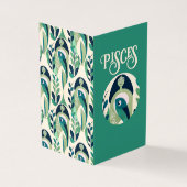 Vissen vrouw kaart (Buitenkant)