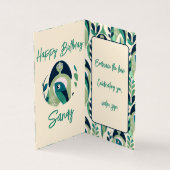 Vissen vrouw kaart (Binnen)