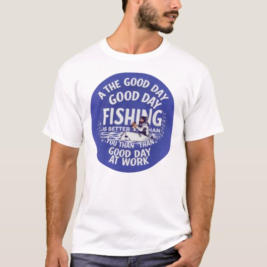 Vissen vs. Werk T-shirt (Voorkant)