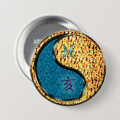 Vissen & Vuur Ever Ronde Button 7,6 Cm (Voorkant /achterkant)