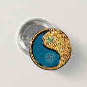 Vissen & Vuur Konijn Ronde Button 3,2 Cm (Voorkant /achterkant)