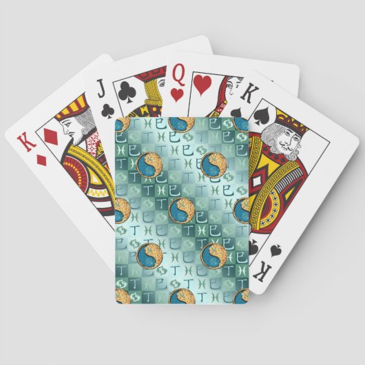Vissen & Vuur Slang Pokerkaarten (Achterkant)