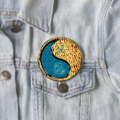 Vissen & Vuur Slang Ronde Button 7,6 Cm (In situ)