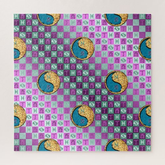 Vissen & Vuurhaan Legpuzzel (Verticaal)