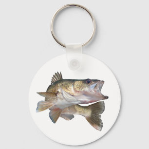 Vissen Walleye Sleutelhanger