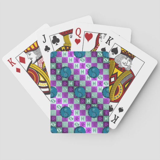 Vissen & Water Everzwijn Pokerkaarten (Achterkant)