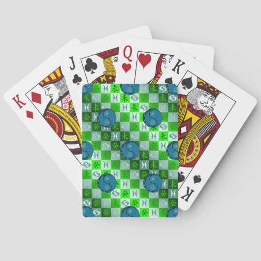 Vissen & Water Geit Pokerkaarten (Achterkant)