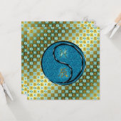 Vissen & Waterdraak Kaart (Voorkant / Achterkant in situ)