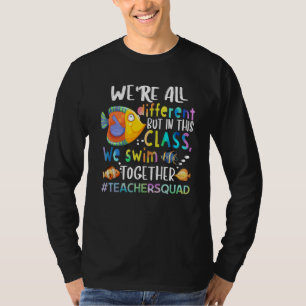 Vissen we zijn allemaal verschillend We zwoegen le T-shirt