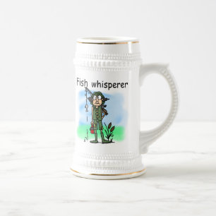 Vissen Whisperer Bierpul