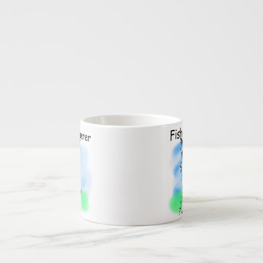 Vissen Whisperer Espresso Kop (Voorkant)