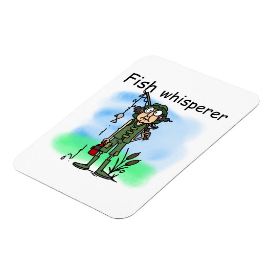 Vissen Whisperer Magneet (Linkerzijde)