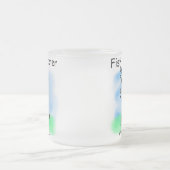 Vissen Whisperer Matglas Koffiemok (Center)