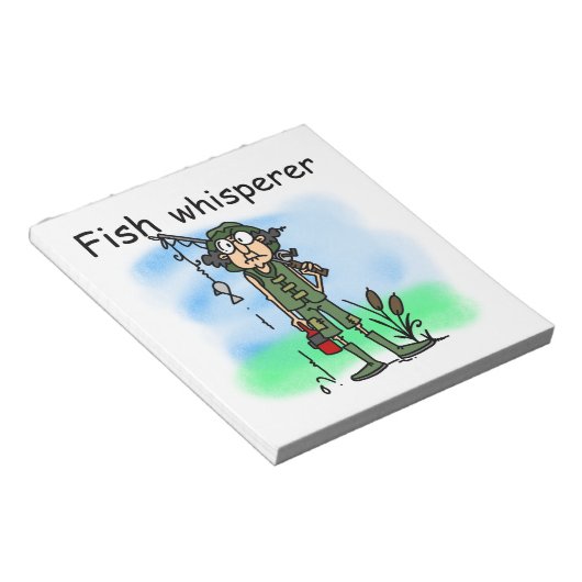 Vissen Whisperer Notitieblok (Schuin)