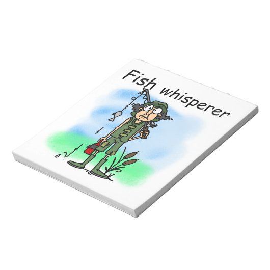 Vissen Whisperer Notitieblok (Linkerzijde)