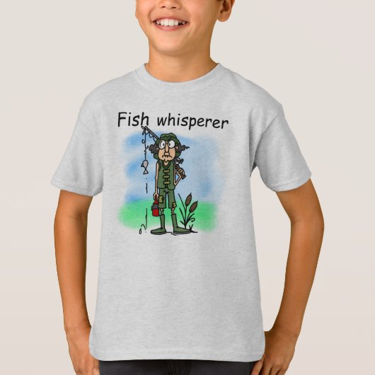 Vissen Whisperer T-shirt (Voorkant)