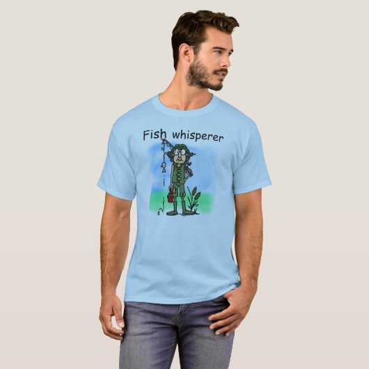 Vissen Whisperer T-shirt (Voorkant volledig)