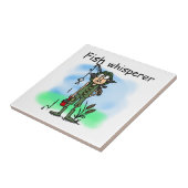 Vissen Whisperer Tegeltje (Zijkant)