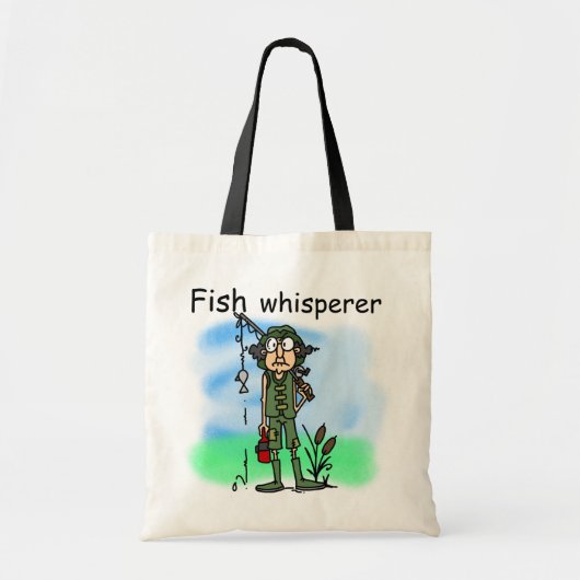 Vissen Whisperer Tote Bag (Voorkant)