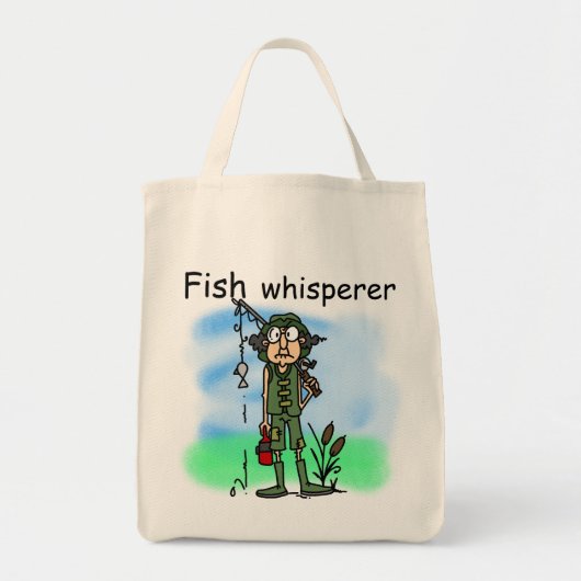 Vissen Whisperer Tote Bag (Voorkant)
