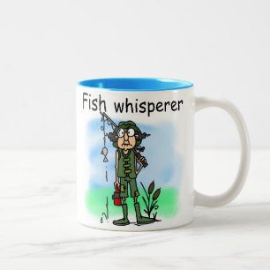 Vissen Whisperer Tweekleurige Koffiemok