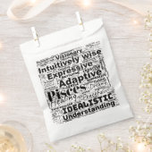Vissen Word Cloud Zodiac Inspiratie Bedankzakje (Geknipt)