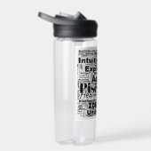 Vissen Word Cloud Zodiac Inspiratie Waterfles (Rechts)