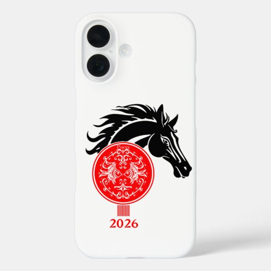 Vissen x Jaar van het Paard 2026 Case-Mate iPhone Case (Achterkant)