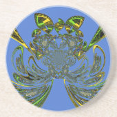 Vissen Zandsteen Onderzetter (Voorkant)