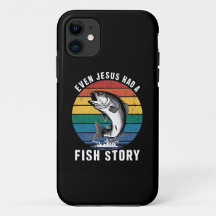 Vissen Zelfs Jezus Had Vis Verhaal Baars Vis Grapp Case-Mate iPhone Case