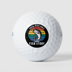 Vissen Zelfs Jezus Had Vis Verhaal Baars Vis Grapp Golfballen