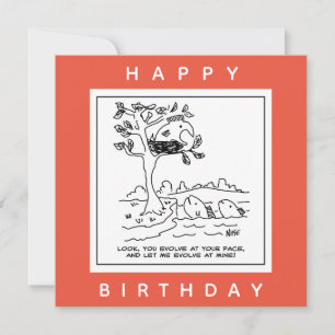 Vissen zitten in een geknoei cartoon kaart