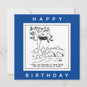 Vissen zitten in een geknoei cartoon kaart