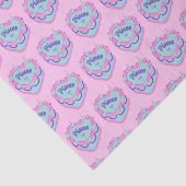 Vissen Zodiac Coquette Hart Verjaardagstaart Tissuepapier (Detail)