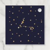 Vissen zodiac Dank u baby shower Bedankjes Labels (Achterkant)