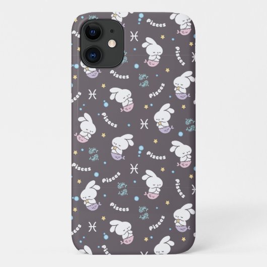 Vissen Zodiac Harmony: Konijnenzeemeerminnen Patro Case-Mate iPhone Case (Achterkant)